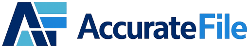 Logo for Accurate File - Professional Financial Services