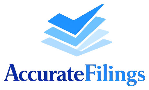 Logo for Accurate Filings - Professional Financial Services