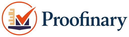 Logo for Proofinary - Professional Financial Services