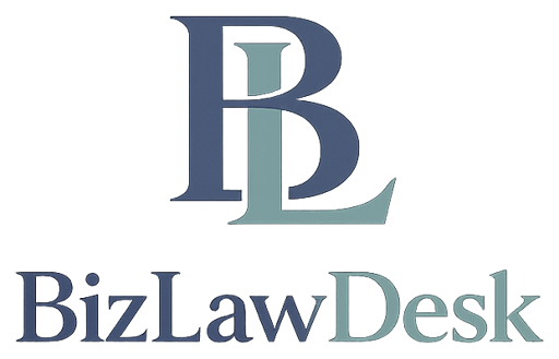 Logo for Biz Law Desk - Business & Corporate Law